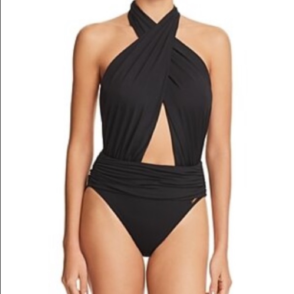 VINCE CAMUTO One Piece Coral Swimsuit NWT